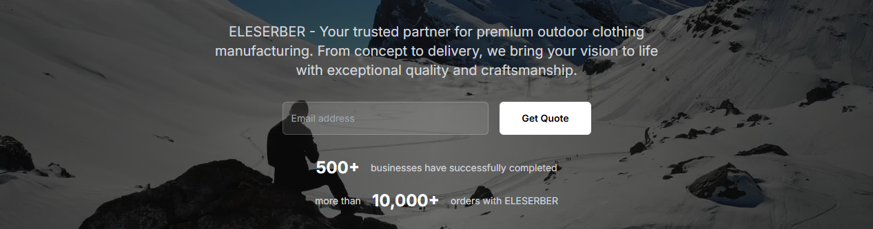 eleserber OUTDOOR APPAREL
MANUFACTURER